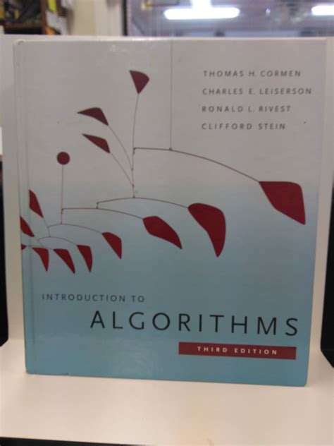 Introduction To Algorithms Third Edition Thomas Cormen Cheapest Online