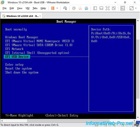 D Marrer Sur Une Cl Usb Depuis Une Machine Virtuelle Vmware