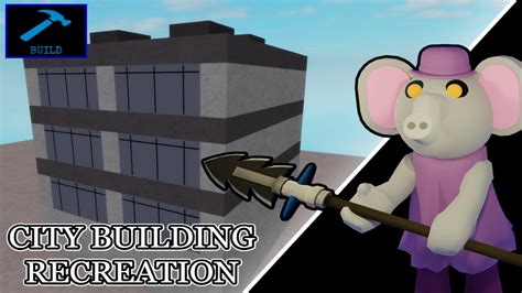 How To Make City Buildings Piggy Build Mode Tips Tricks Youtube