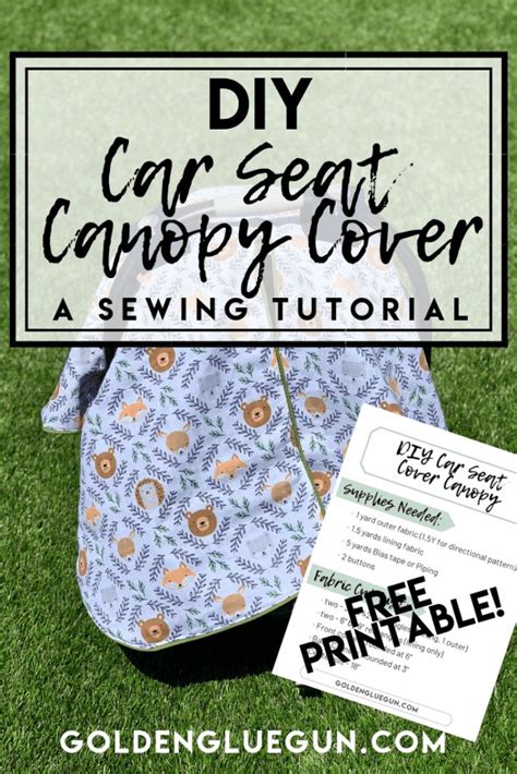 Car Seat Canopy Sewing Pattern Velcromag