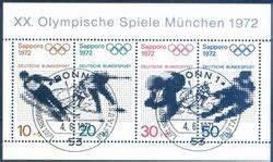 1971 Olympische Spiele 1972 in Sapporo und München Block