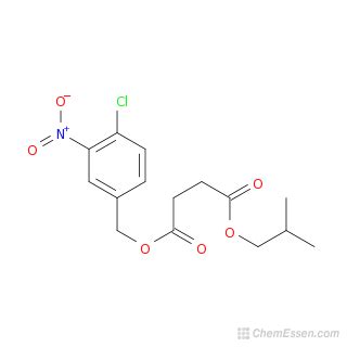 Succinic Acid 4 Chloro 3 Nitrobenzyl Isobutyl Ester Structure