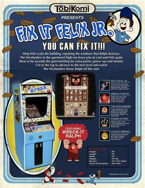 Retro 1982 Fix It Felix Jr Arcade Game Commercial Featuring ‘wreck It