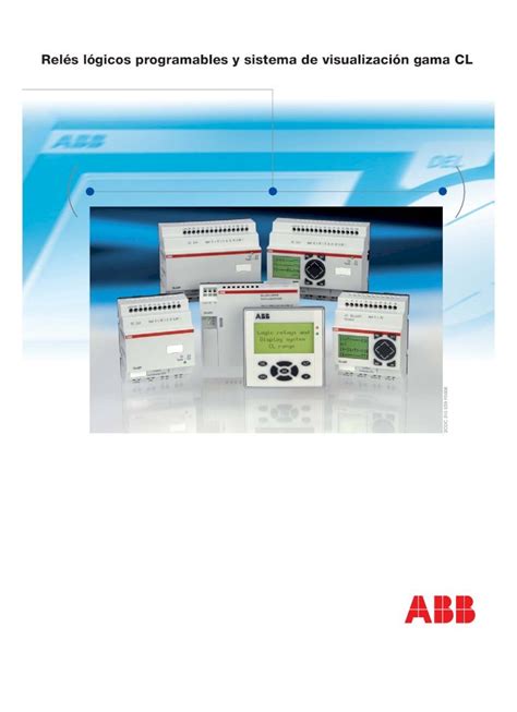 Pdf Abb Rel S L Gicos Programables Y Sistema De Visualizaci N Gama