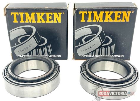 Timken Set Wheel Bearing Race Kit Set Pair Driver Passenger Side