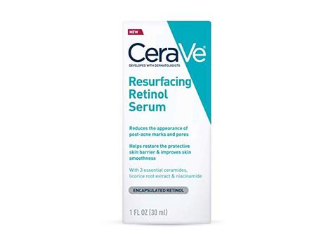 Cerave Resurfacing Retinol Serum 1 Fl Oz 30 Ml Ingredients And Reviews