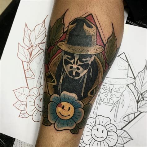 Rorschach Watchmen Tattoo Trabalhos