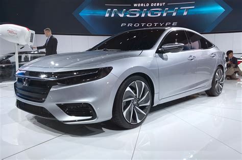 New Honda Insight Sleek Hybrid Prototypes Specs Detailed At Naias