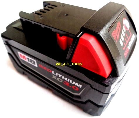 Genuine V Milwaukee Ah Batteries M Xc Red