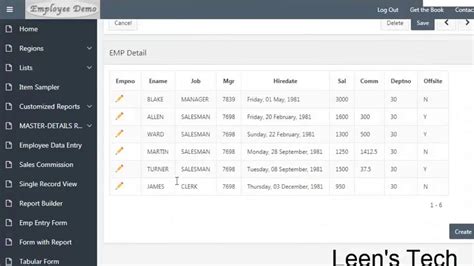 Oracle Apex Tutorial In Bangla Master Detail Form Processes