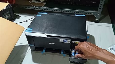 Cara Setting Pertama Printer Epson L3210 Baru Cara Isi Tinta Epson