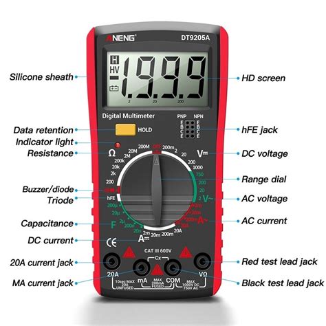 Aneng Automatic High Precision Intelligent Digital Multimeter Model