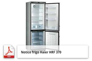 Notice Frigo Haier Hrf Mode D Emploi Et Fiche Technique