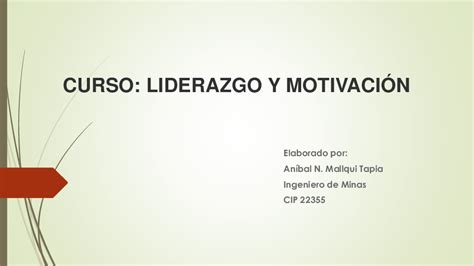 Download PDF - Liderazgo Y Motivación [9qgxo59kdzln]