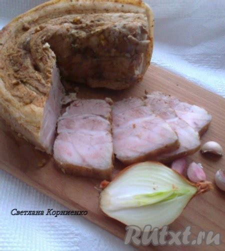 Грудинка по-домашнему (вареная): 6 фото в рецепте