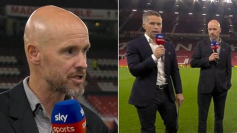 Erik ten Hag drops F-bomb live on Sky Sports after Man United beat ...