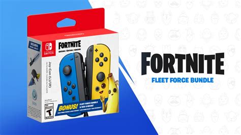 Nintendo Anuncia O Joy Con Fortnite Fleet Force Bundle Inclui O Par