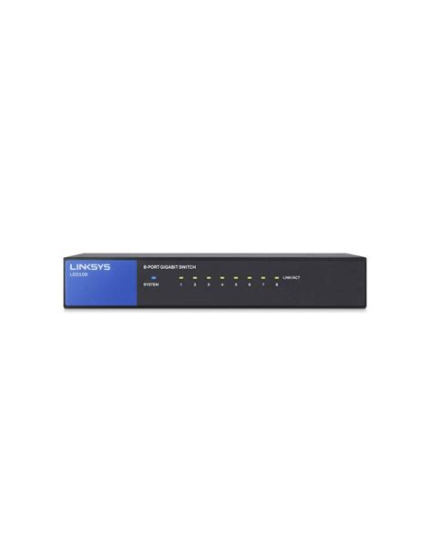 Linksys LGS108 8 Port Gigabit Switch LGS108 EU Maroc