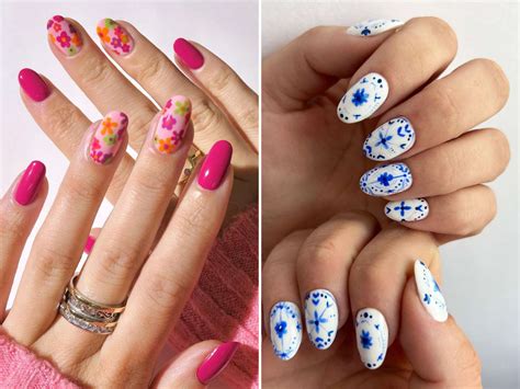 25 Flower Nail Designs To Rock No Matter The Season