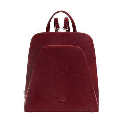 Mochila De Mujer Roja Fantini Pelletteria