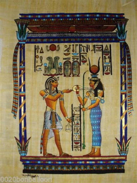 Buy Authentic Egyptian Original Hand Painted Painting Papyrus