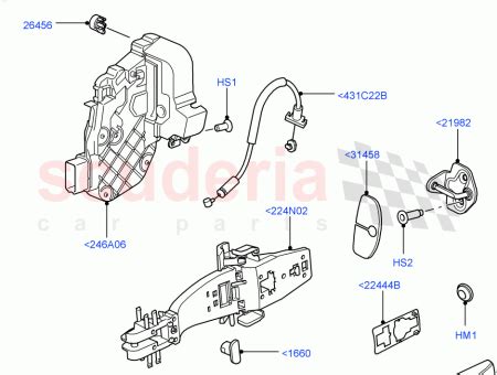 Lr Latch Rear Door For Land Rover Discovery Range Rover Evoque