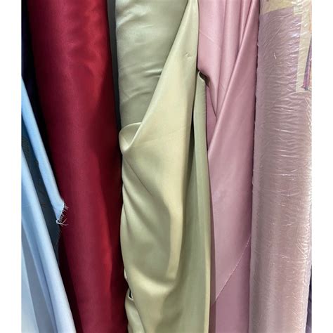 Jual Discount Kain Silk Satin Saten Meteran Furing Kebaya Velvet