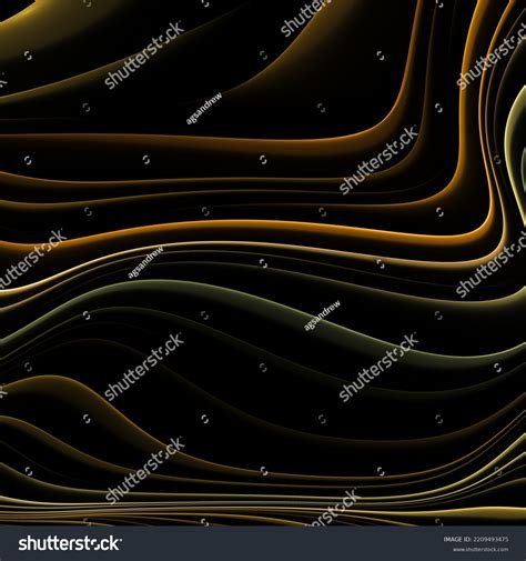 Fractal Waves Rendered High Resolution Use Stock Illustration ...