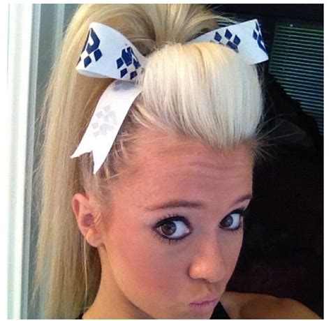 Cheer Poof Jamie Andries Cheer Athletics Cheetahs Cheer Hair Cheer Hair Poof Cheerleading