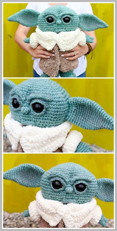 Baby Yoda Crochet Doll - Sugar Bee Crafts