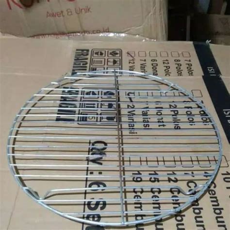 Jual Cooling Rack Bulat Stainless Tatakan Panas Rak Pendingin Kue