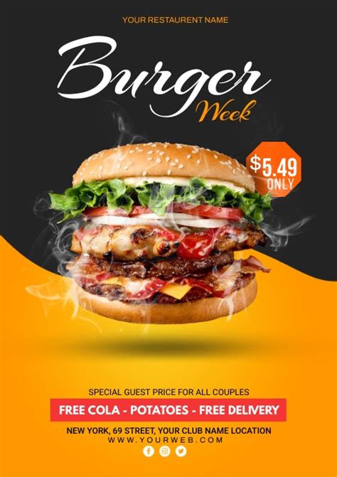 Burger Week Template Postermywall