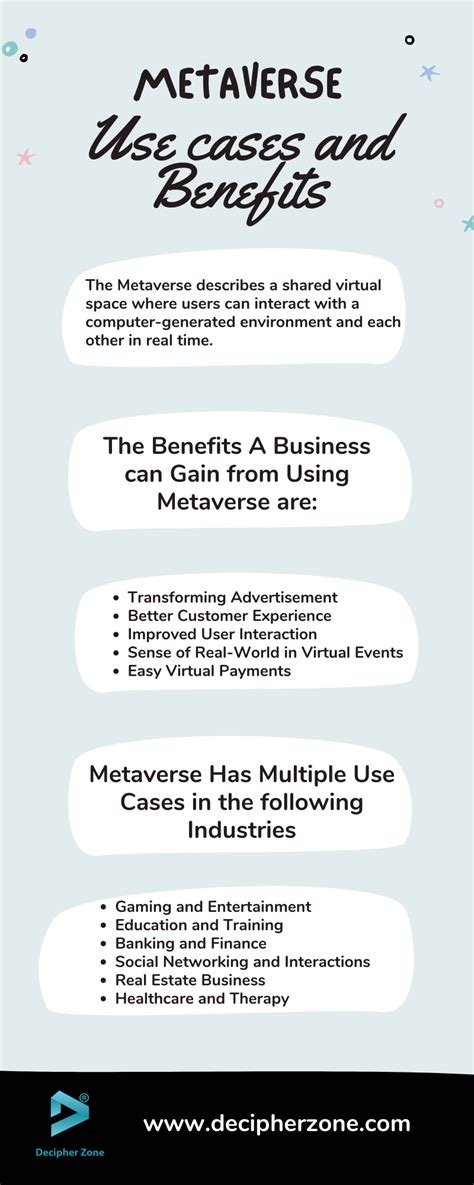 Metaverse Use Cases And Benefits In 2023