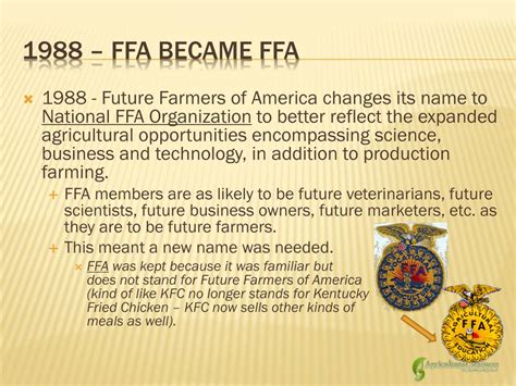 Ppt The National Ffa Organization Powerpoint Presentation Free