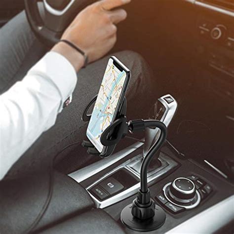 Car Cup Holder Phone Mountadjustable Gooseneck Cell Phone Holder With