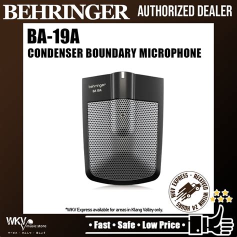 Behringer BA19A Condenser Boundary Microphone WKV Music Store