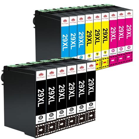 29XL AUMOK Pour EPSON 29 XL EPSON Multipack 29 Fraise Noir Cyan