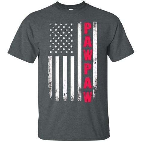 Mens Pawpaw Us Flag Father Day T Shirt America Funny T Sale Shirt