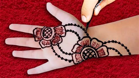 Easy Mehndi Design For Baby Hand Mehndi 4 Beginners Mehandi Designs