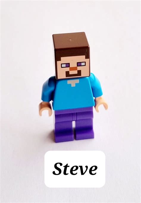 Lego Minecraft Steve Minifigure