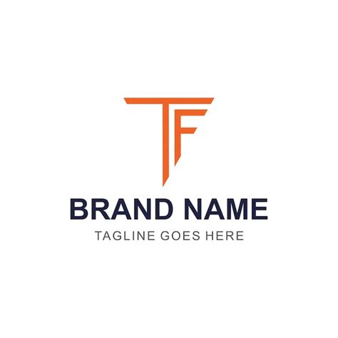 Premium Vector Vector Tf Letter Logo Design Brand Identity Corporate