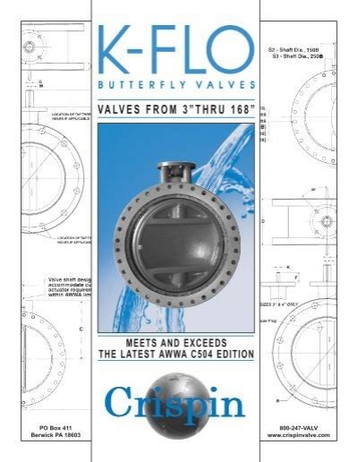 Crispin K Flo Butterfly Valve Pec