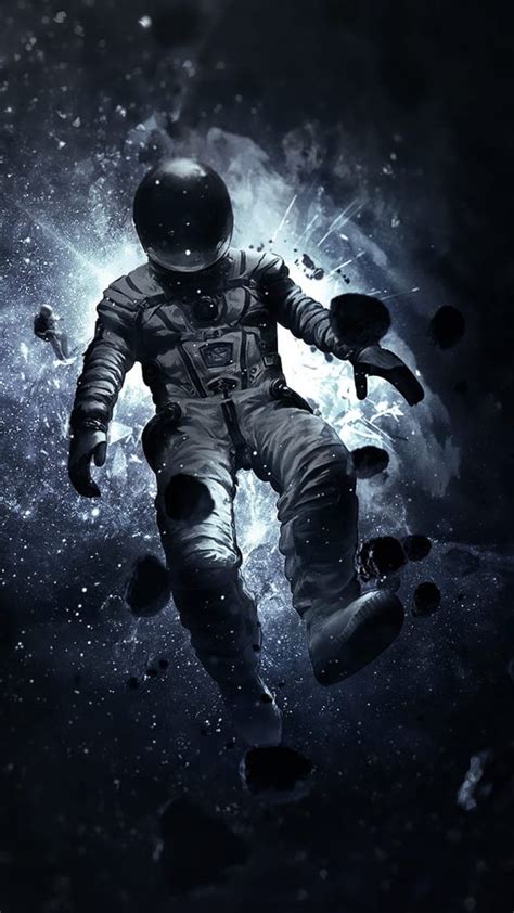 Astronaut Space Stars Hd Mobile Wallpaper Cool Boy Wallpapers In