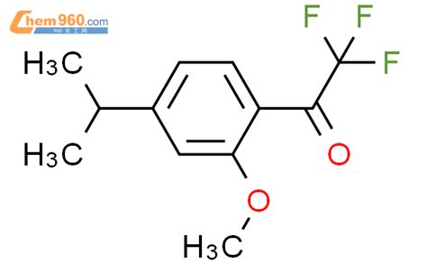 145965 06 6 Ethanone 2 2 2 Trifluoro 1 2 Methoxy 4 1 Methylethyl