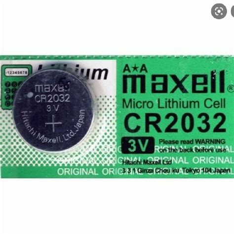 Jual Baterai Maxell Cr Original Batre Calculator Cr Per