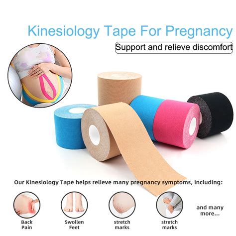 Kinesiology Tape For Pregnancy Kt Tape For Pregnant Belly