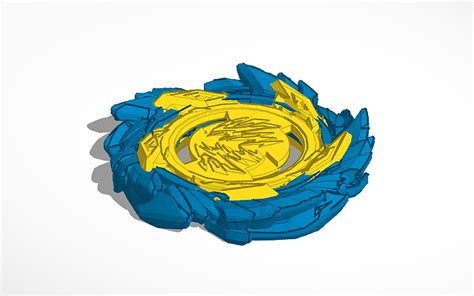 3d Design Valtryek Beyblade Remix Tinkercad