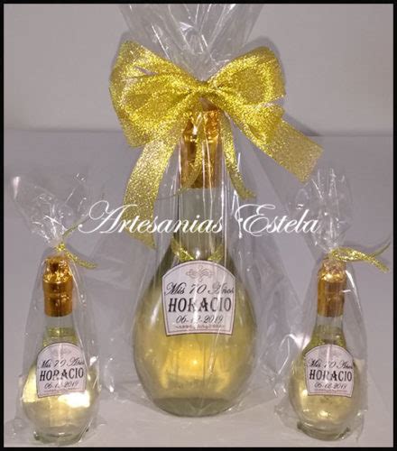 Botellitas De Vino Personalizadas Artesanias Estela