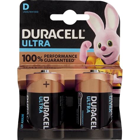 Pile Ultra D Torcia Alcaline 1 5v Lr20 Mn1300 X2 Duracell 1 Pz Coop Shop