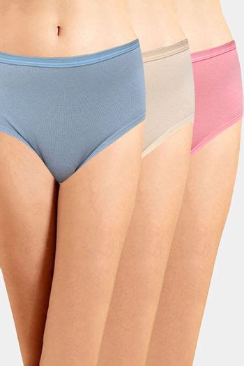 Buy Incare High Rise Full Coverage Hipster Panty Pack Of 3 Assorted At Rs552 Online